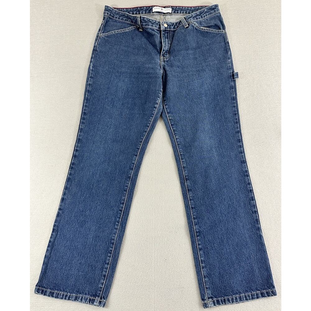 Vintage Tommy Hilfiger Carpenter Jeans 100% Cotton Medium Wash Women’s Size 10